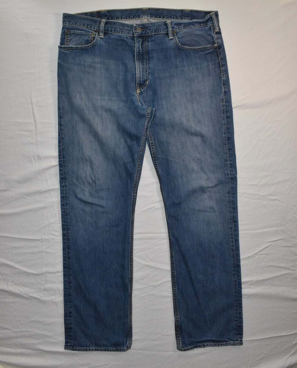 Ralph Lauren Polo Handcrafted Straight Leg Medium Wash Denim Jeans 40x34 (1055)